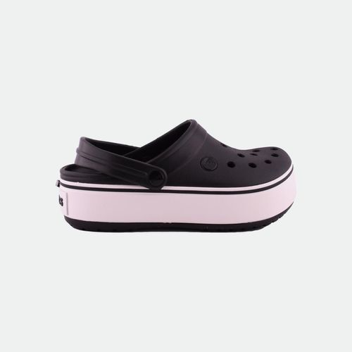Crocband Plataform Clog - BLACK WHITE