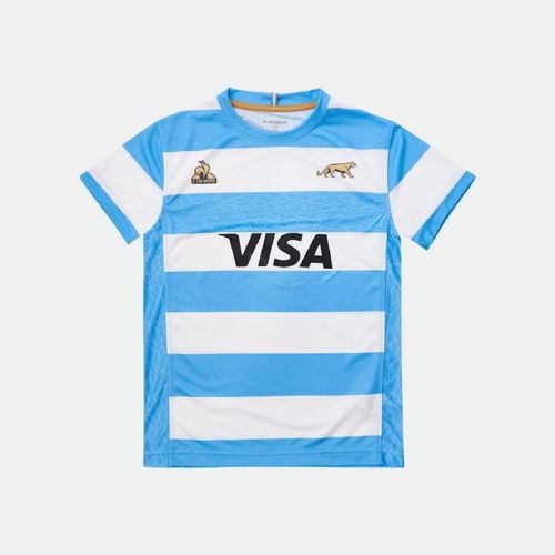 Camiseta Le Coq Pumas Home Fan 2024 Kid - CELESTE BLANCO