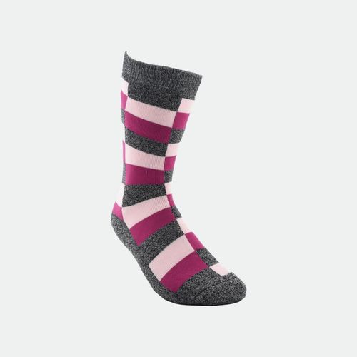 Medias Térmicas Mujer - GRIS ROSA CUAD
