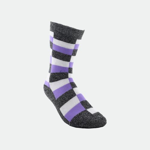 Medias Térmicas Mujer - GRIS JASP LILA CUADROS