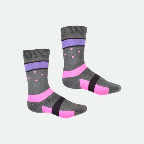 Medias Térmicas Mujer - GRIS VIOLETA ROSA CMB