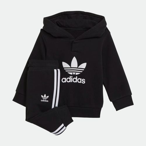 Adicolor Hooded Diver Set Kids - BLACK WHITE