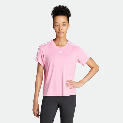 W Tee Aeroready 3S Essentials - BLISS PINK WHITE