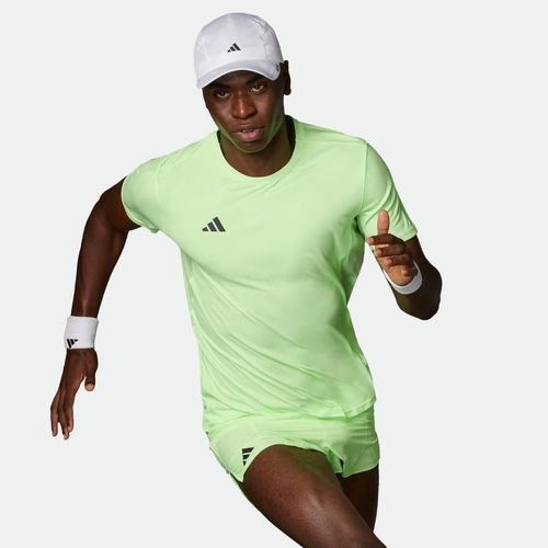 M Tee Adizero Essentials Running - GREEN SPARK