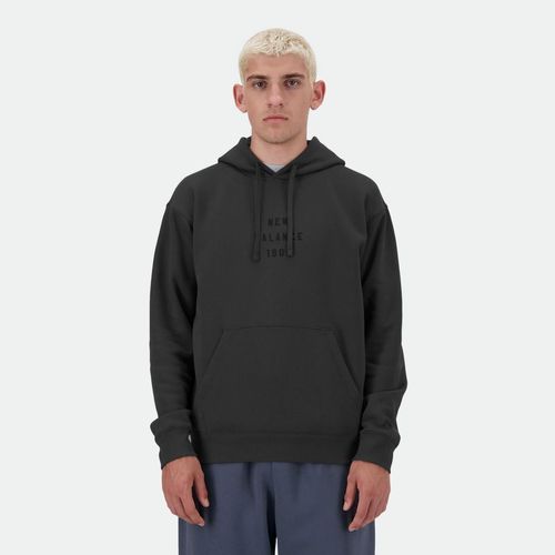 Iconic Collegiate Graphic Hoodie - BLACK
