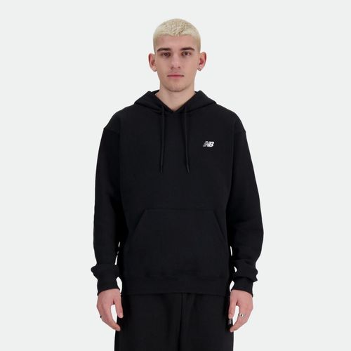 Small Logo French Terry Hoodie - BLACK