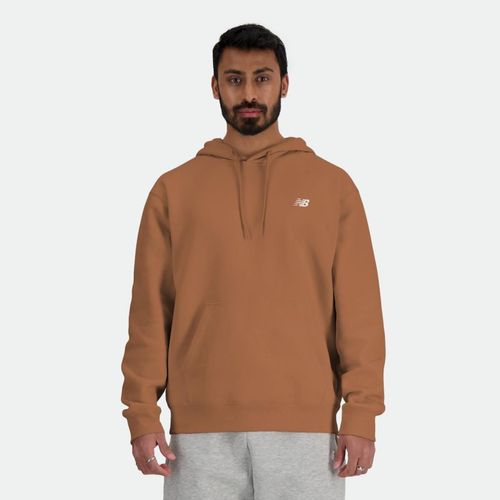 Small Logo French Terry Hoodie - WALNUT