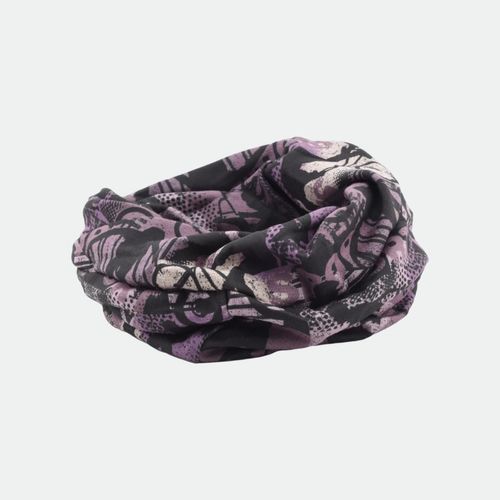 Cuello Multifunción - VIOLETA NEGRO ESTAMPA