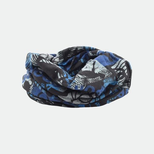 Cuello Multifunción - AZUL NEGRO ESTAMPA