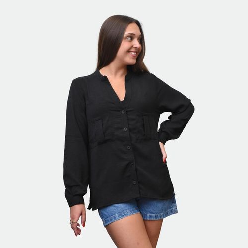 Camisa Mao Ariana - NEGRO