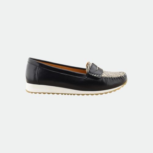 Mocasín Vincha - NEGRO CREMA