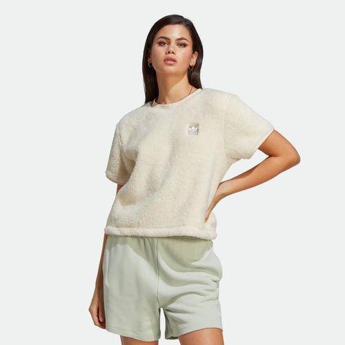 W Ess T-Shirt Essentials Fluffy - WONDER WHITE
