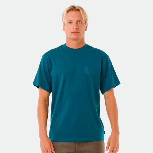 Remera clásica con logo Search Embro RIP CURL - PETROLEO
