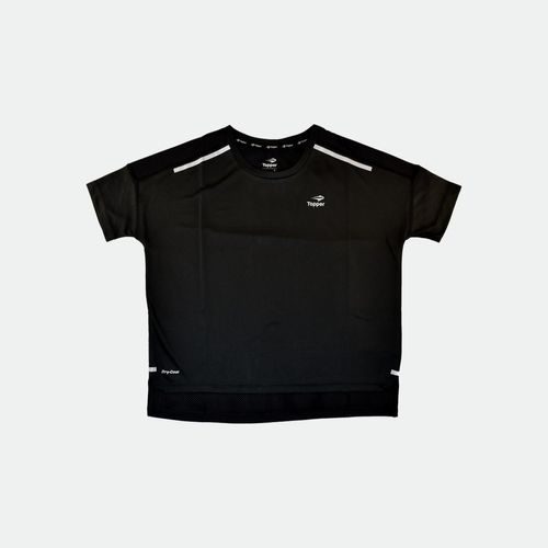 Remera Topper Running Up - NEGRO