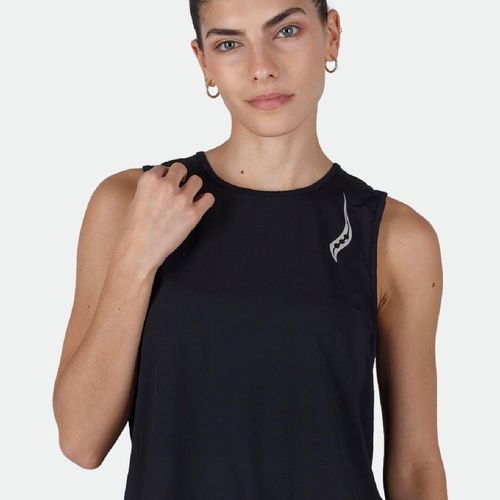 Musculosa Saucony Deportiva Crop Pinnacle W - BLACK