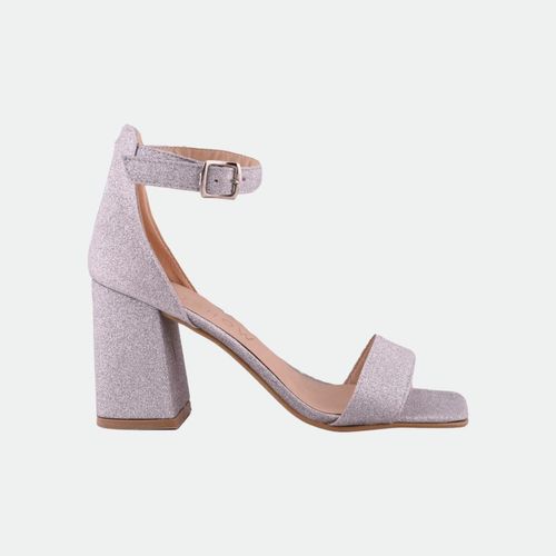 Sandalia Vestir - PLATA LUREX