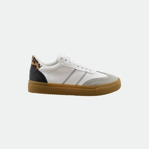Zapatilla Pomba - BLANCO HIELO ANIMAL PRINT