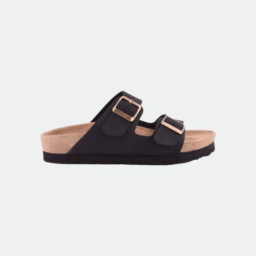 Zueco Birk Green and Black - NEGRO