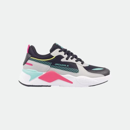 Zapatilla Deportiva Jaguar - GRIS NEGRO AQUA