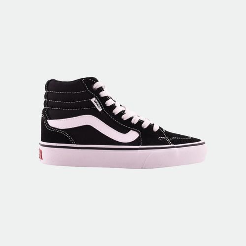 W Filmore Hi Suede Canvas - BLACK WHITE