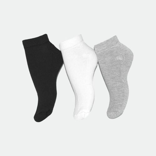 Media Soquete - BLANCO NEGRO GRIS