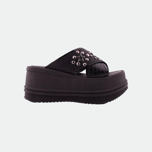 Zueco Lola - NEGRO NEGRO CROCO