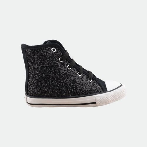 Bota Victoria - NEGRO GLIT LONA