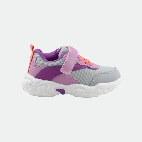 Zapatilla Urbana Niños - GRIS VIOLETA LILA