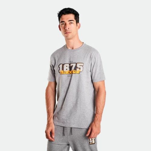 T Shirt Tradition - GRIS MELANGE