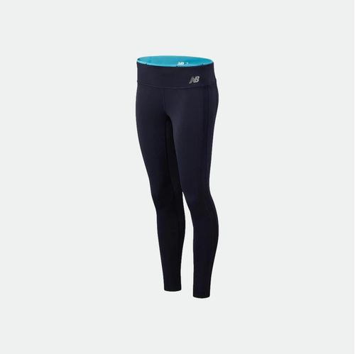 Calza Deportiva New Balance Accelerate Color Blok Tight - MARINO TURQUESA