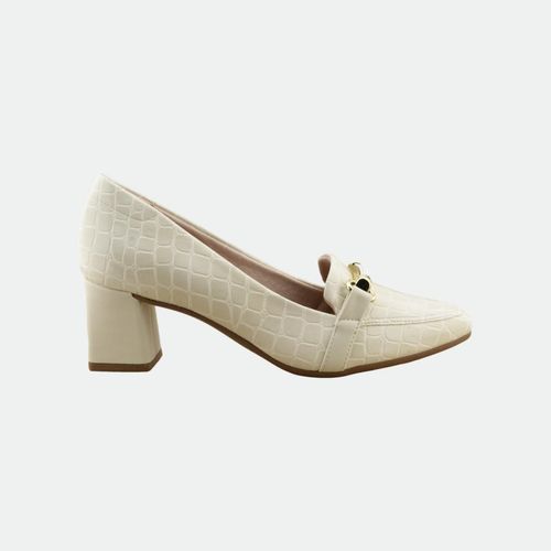Zapato Inna - BLANCO OFF CROCO MADRID