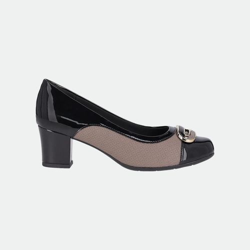 Zapato Laura - NEGRO CHRL TOPO