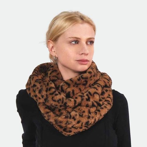 Cuello Amapola - MARRON LEOPARDO