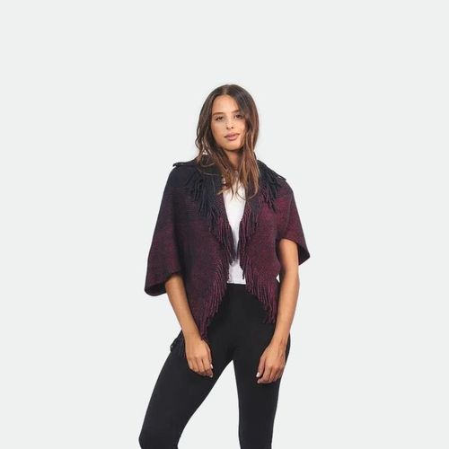 Ruana Elisa - BORDO COMB
