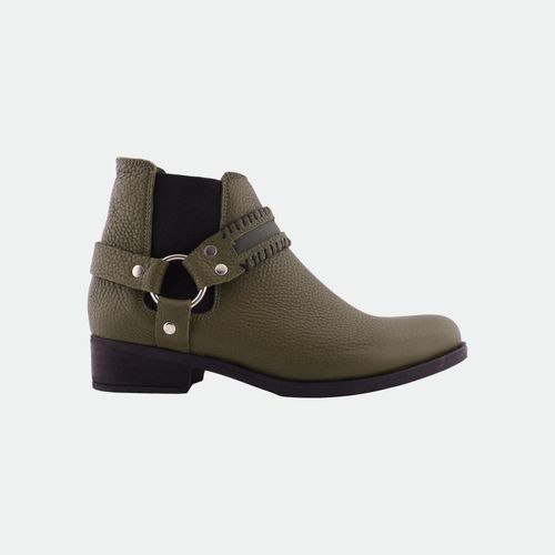 Botineta Urbana - VERDE MILITAR NEGRO