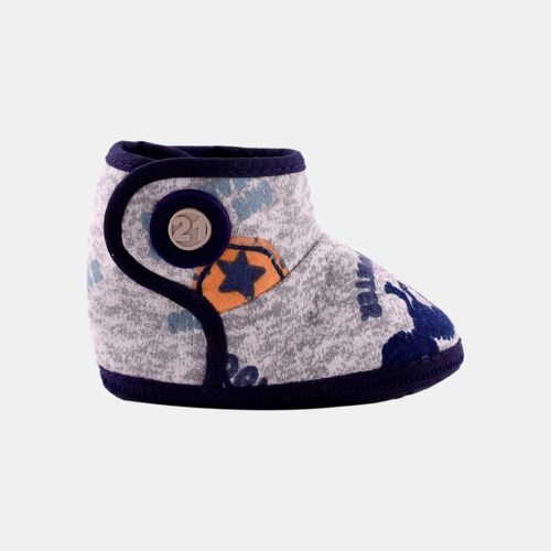 Bota Estampa Dinosaurio - GRIS JASPEADO