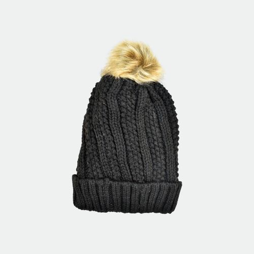 Gorro Pompon - NEGRO