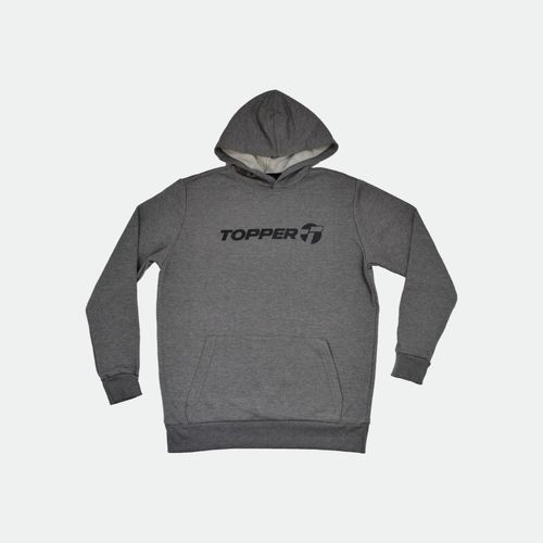Buzo Hoodie Topper Rct Men Basicos - GRIS MELANGE MEDIO