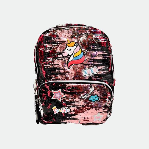Mochila Unicornio - NEGRO ROSA