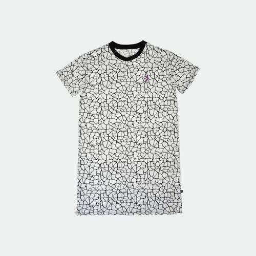 Cons Crack Dress - WHITE