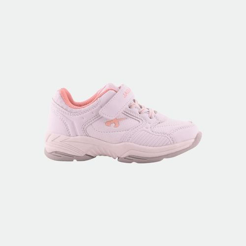Zapatilla Deportiva Velcro - BLANCO ROSA