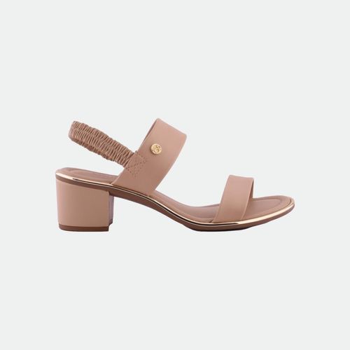 Sandalia clásica de fiesta con taco bajo mujer BEIRA RIO - BEIGE VIN
