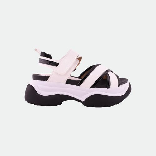Sandalia Guatemala - BLANCO NEGRO